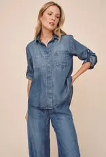 Bella Dahl Split Back Button Down