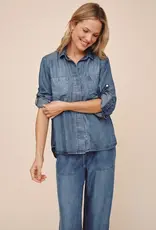 Bella Dahl Split Back Button Down
