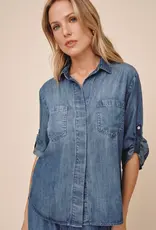 Bella Dahl Split Back Button Down