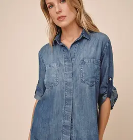 Bella Dahl Split Back Button Down