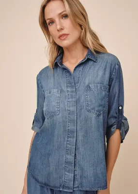 Bella Dahl Split Back Button Down