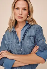 Bella Dahl Split Back Button Down