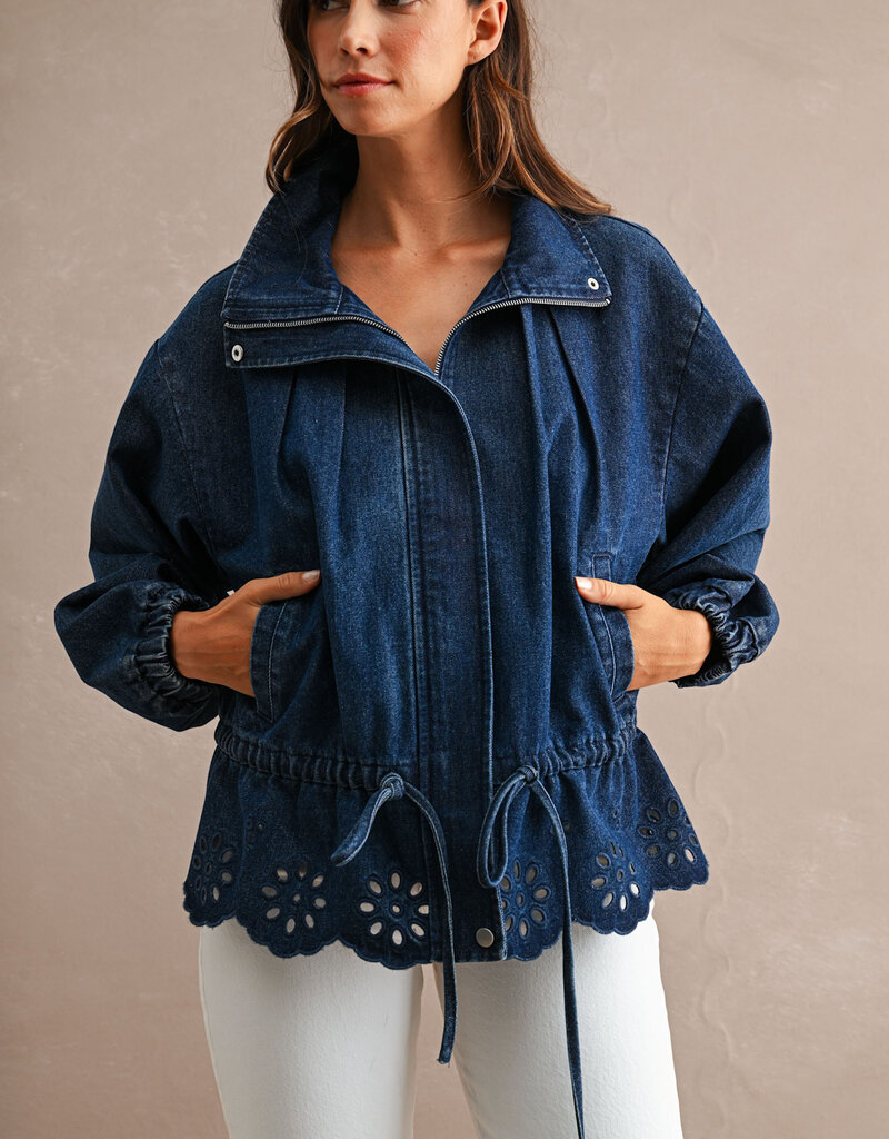 Scout Eyelet Denim Jacket