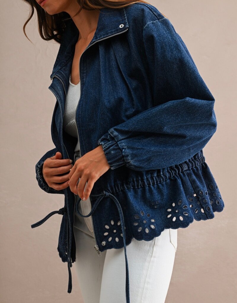 Scout Eyelet Denim Jacket