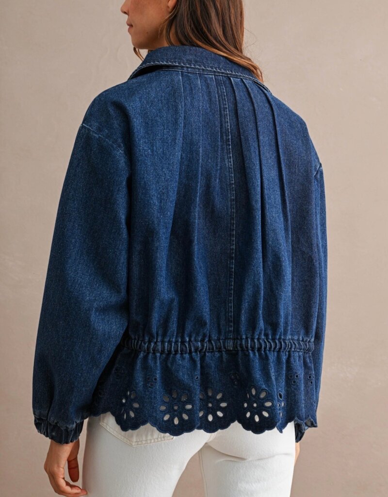 Scout Eyelet Denim Jacket