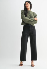 Just Black Denim High Rise Utility Wide Leg