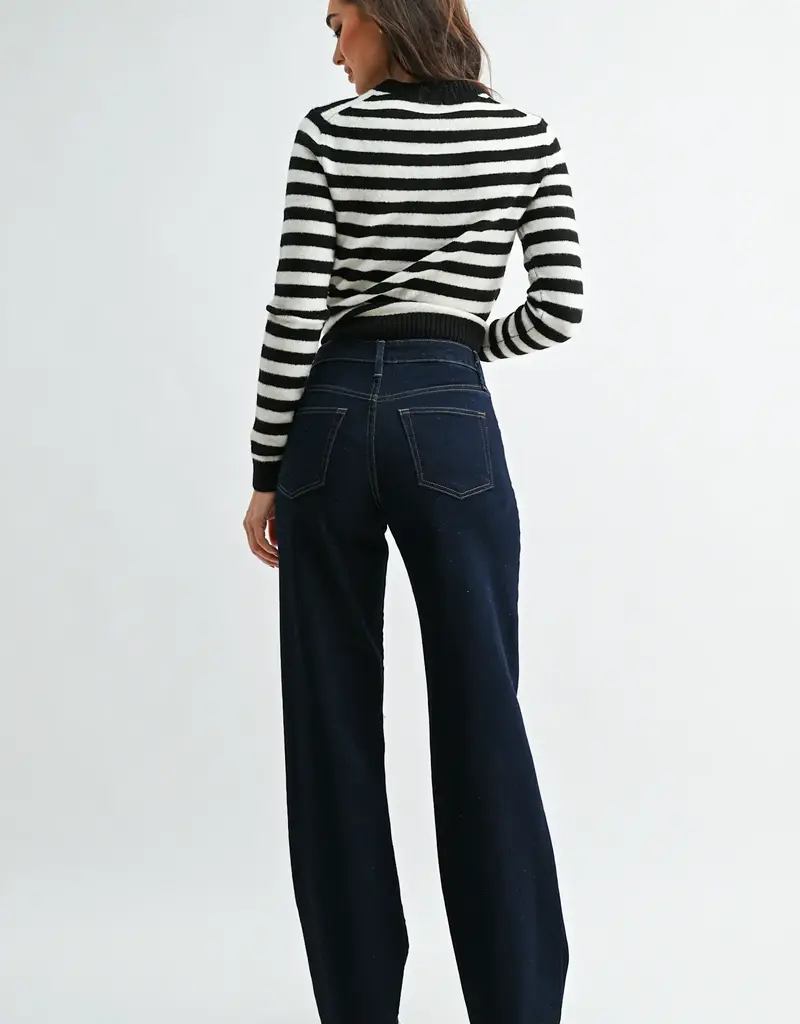 Just Black Denim Double Pocket Wide Leg
