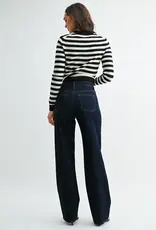 Just Black Denim Double Pocket Wide Leg