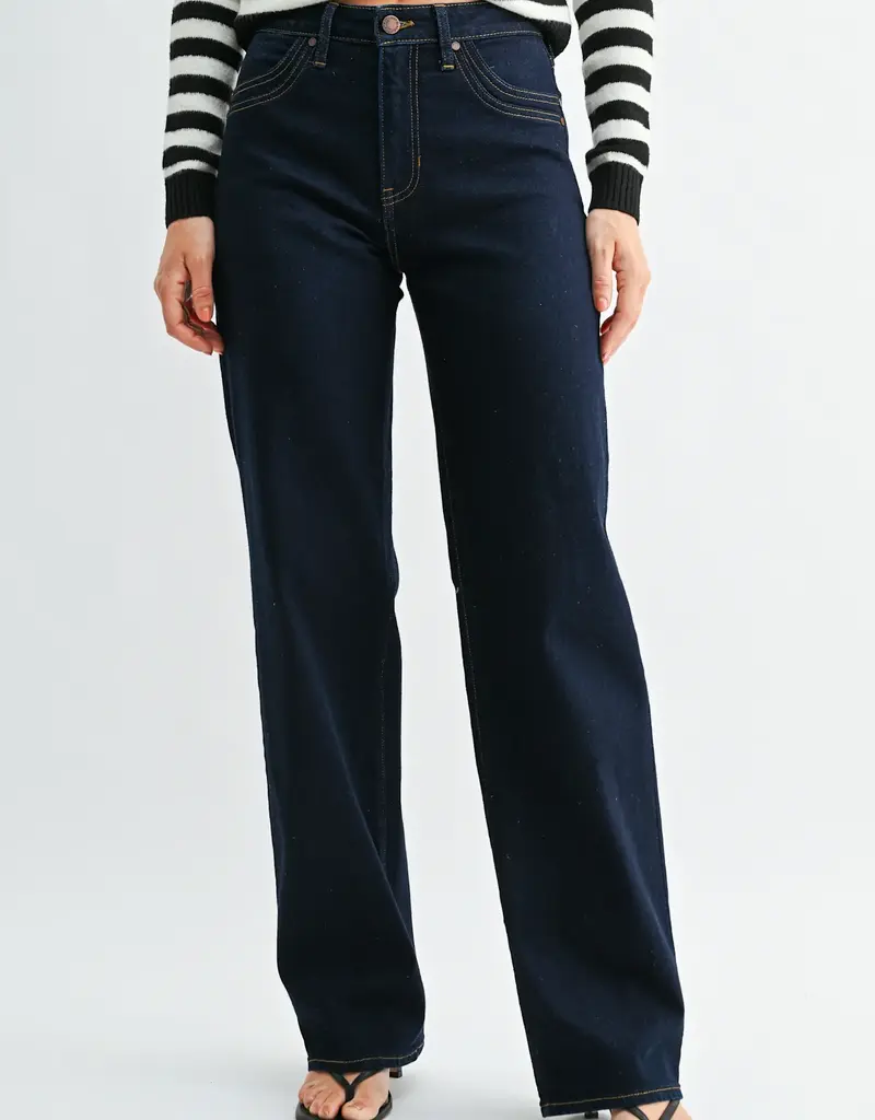 Just Black Denim Double Pocket Wide Leg
