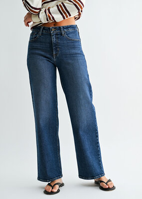 Just Black Denim Mid Rise Striaight