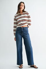 Just Black Denim Mid Rise Striaight