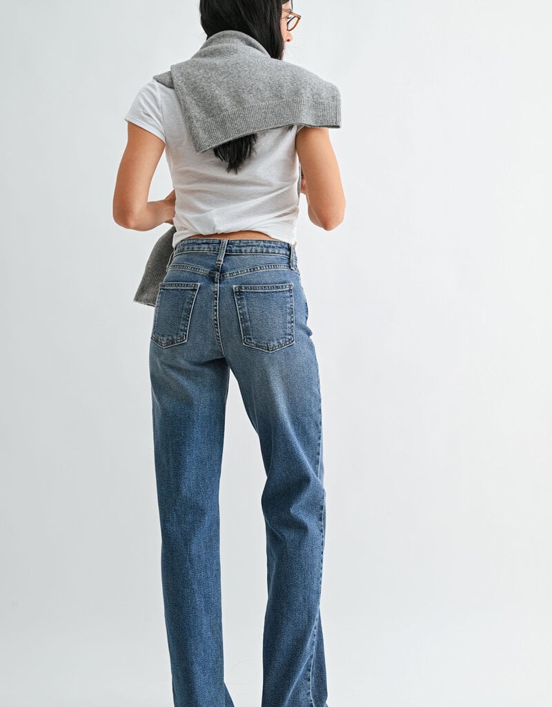 Just Black Denim Longer Length Straight