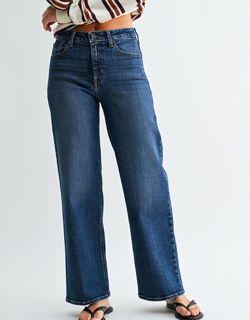 Just Black Denim Mid Rise Striaight