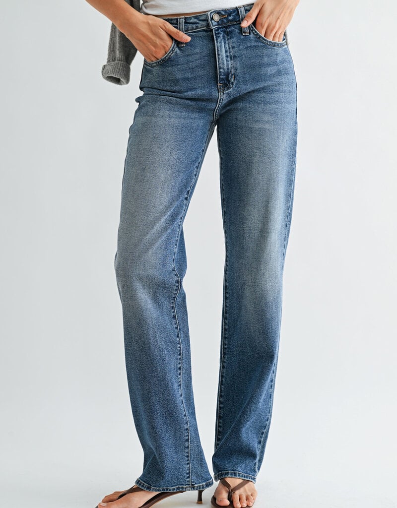Just Black Denim Longer Length Straight