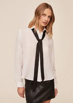 Bella Dahl Shirt w/ neck tie