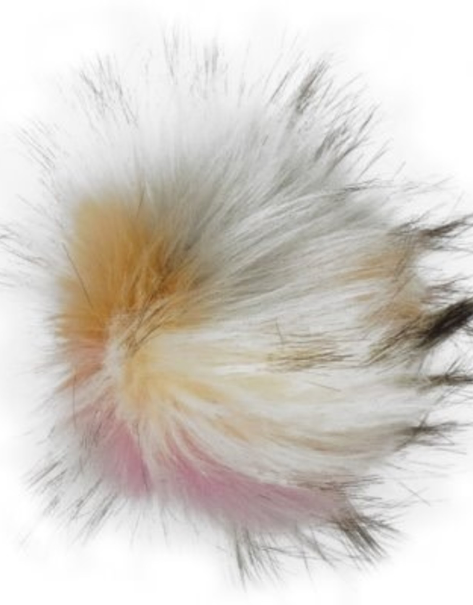 Estelle Faux Fur Pompom with Snap