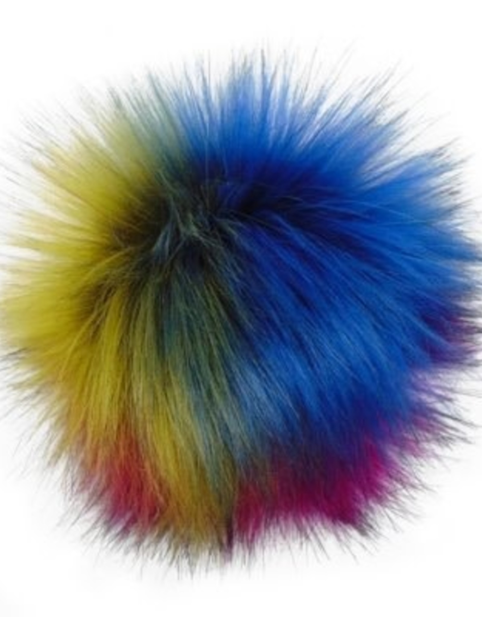 Estelle Faux Fur Pompom with Snap