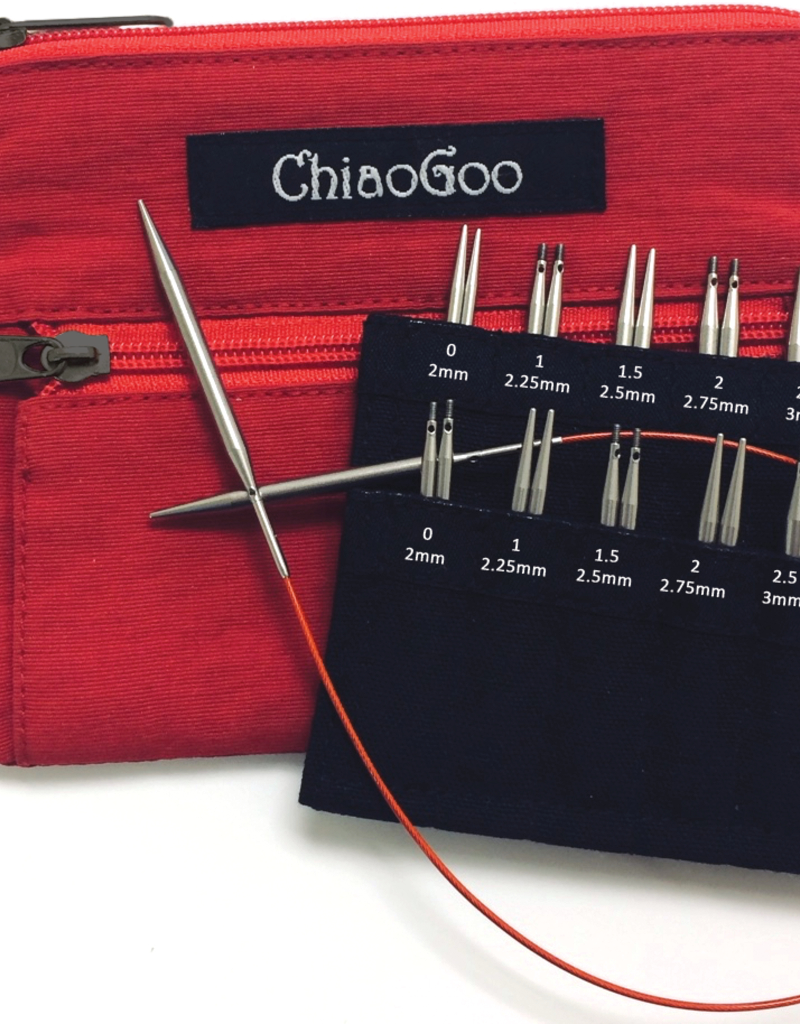 Chiaogoo ChiaoGoo Red Twist Shorties 2-3.25mm