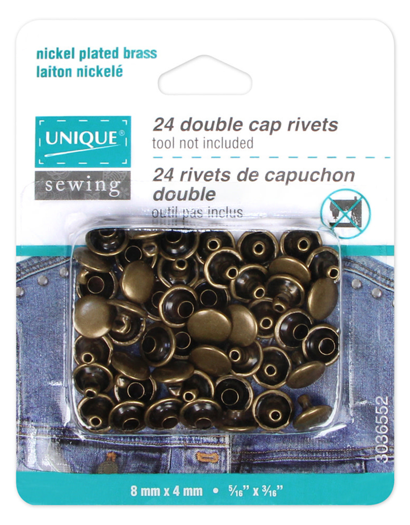 Double Cap Rivet 8 x 4mm