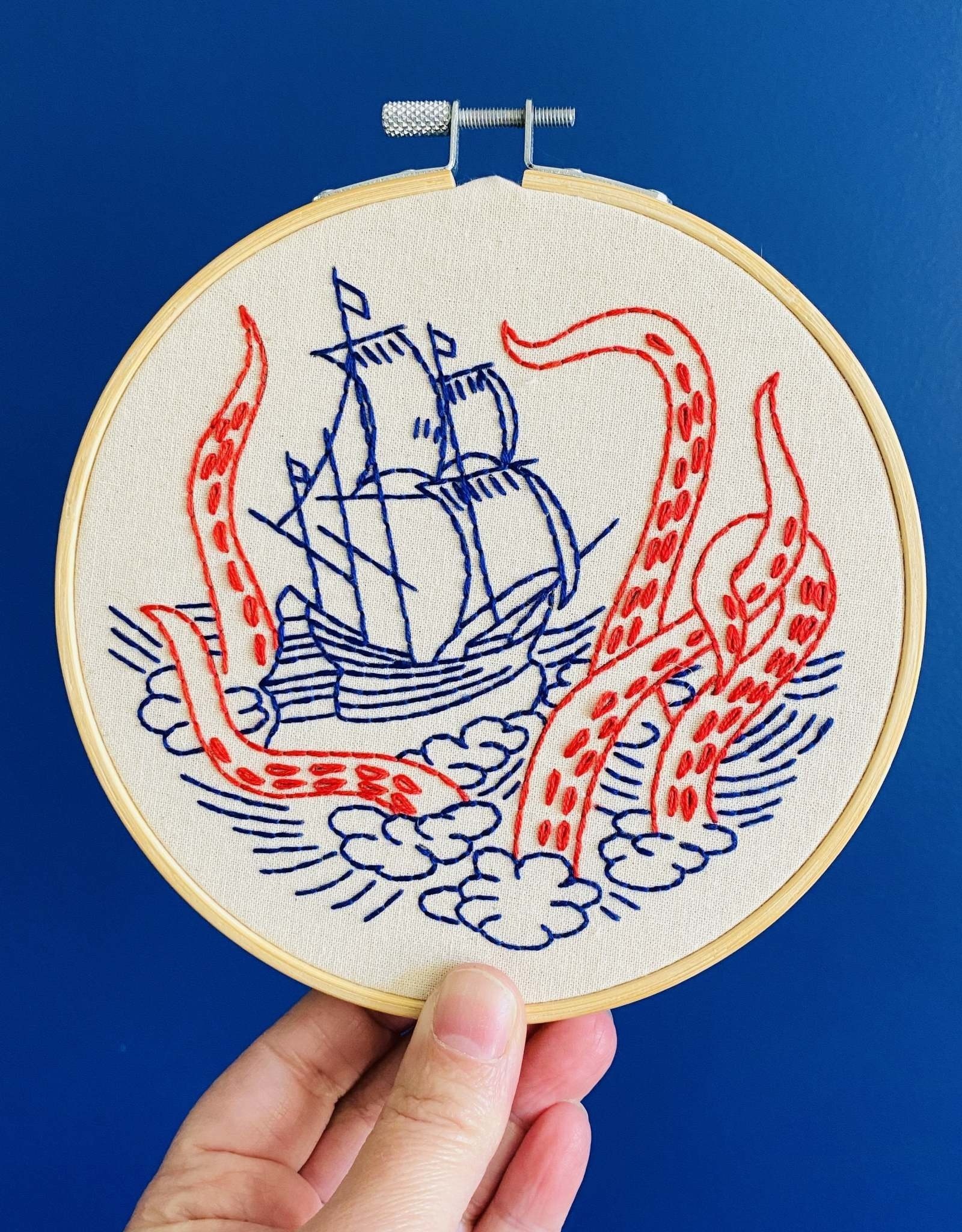 Hook, Line & Tinker Hook, Line & Tinker Embroidery Kits