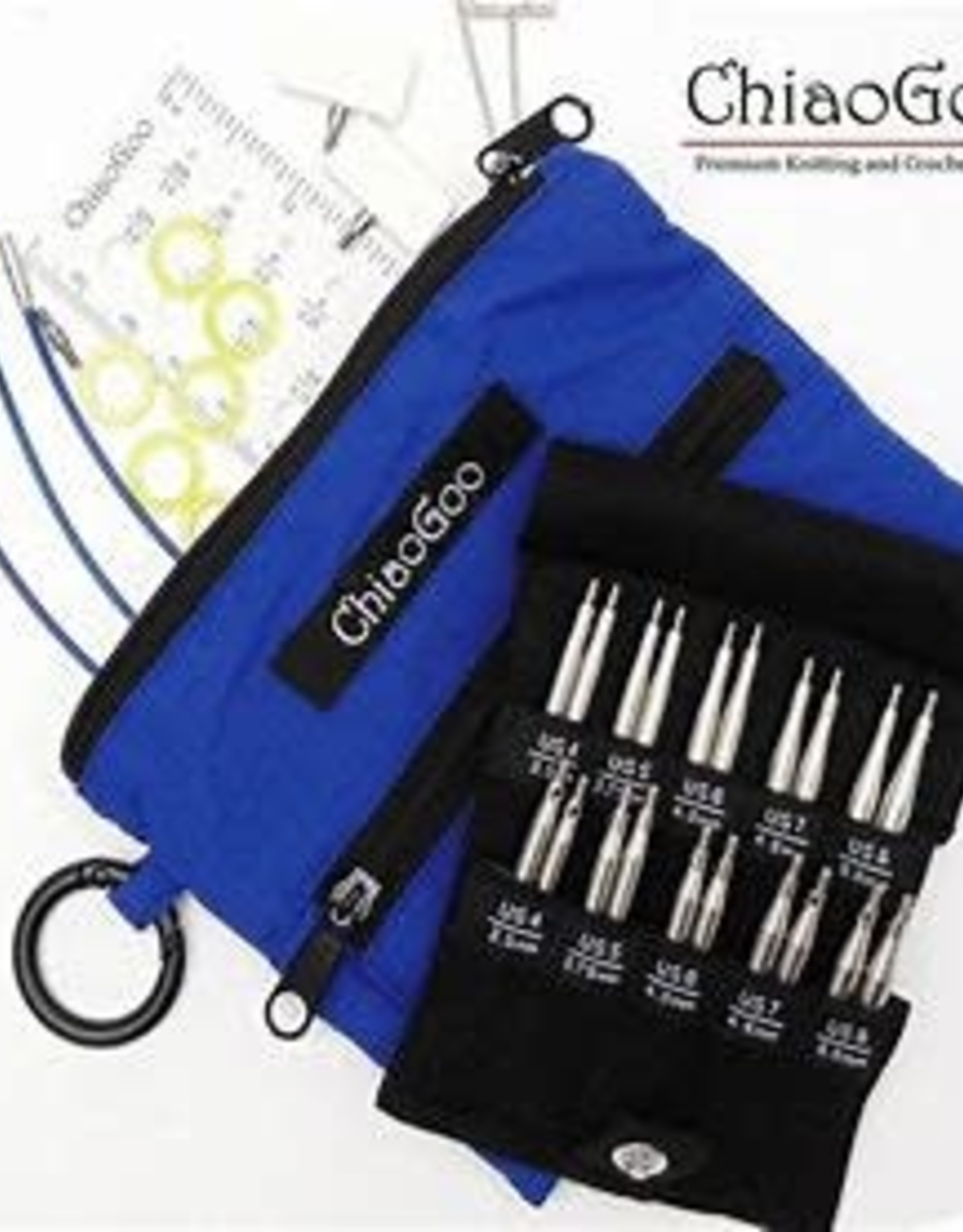 Chiaogoo ChiaoGoo Blue Twist Shorties 3.5-5mm