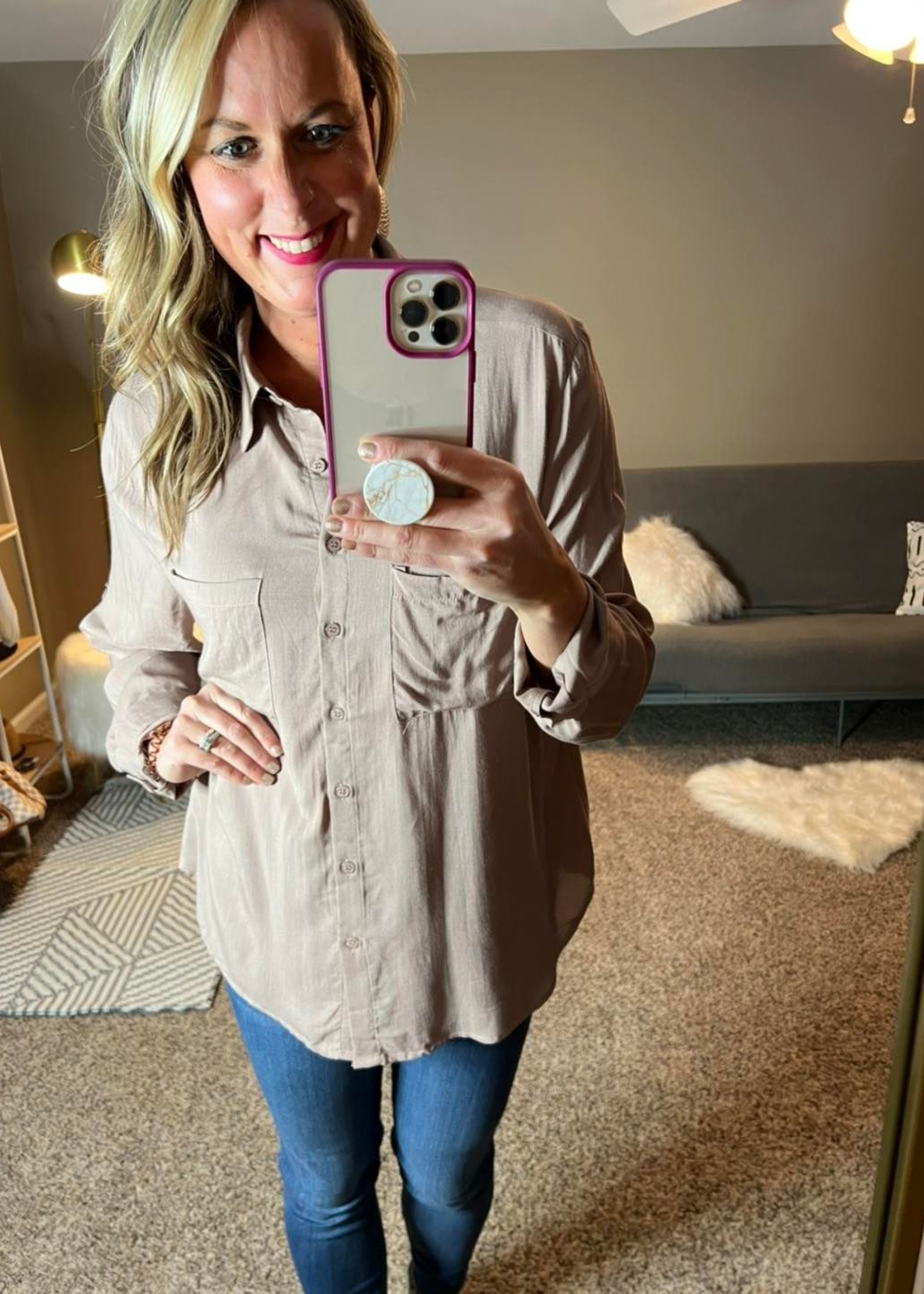 ee:some Long sleeve button down shirt