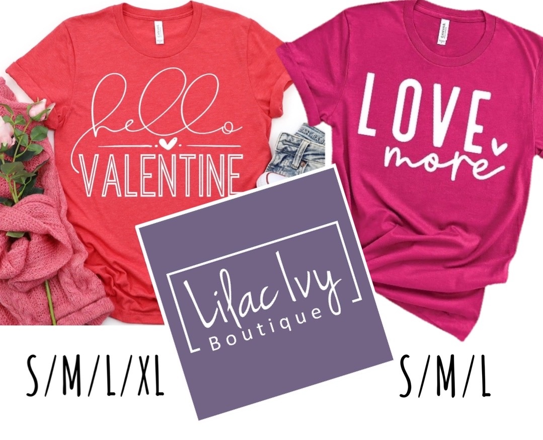 Valentine's graphic tees have arrived!