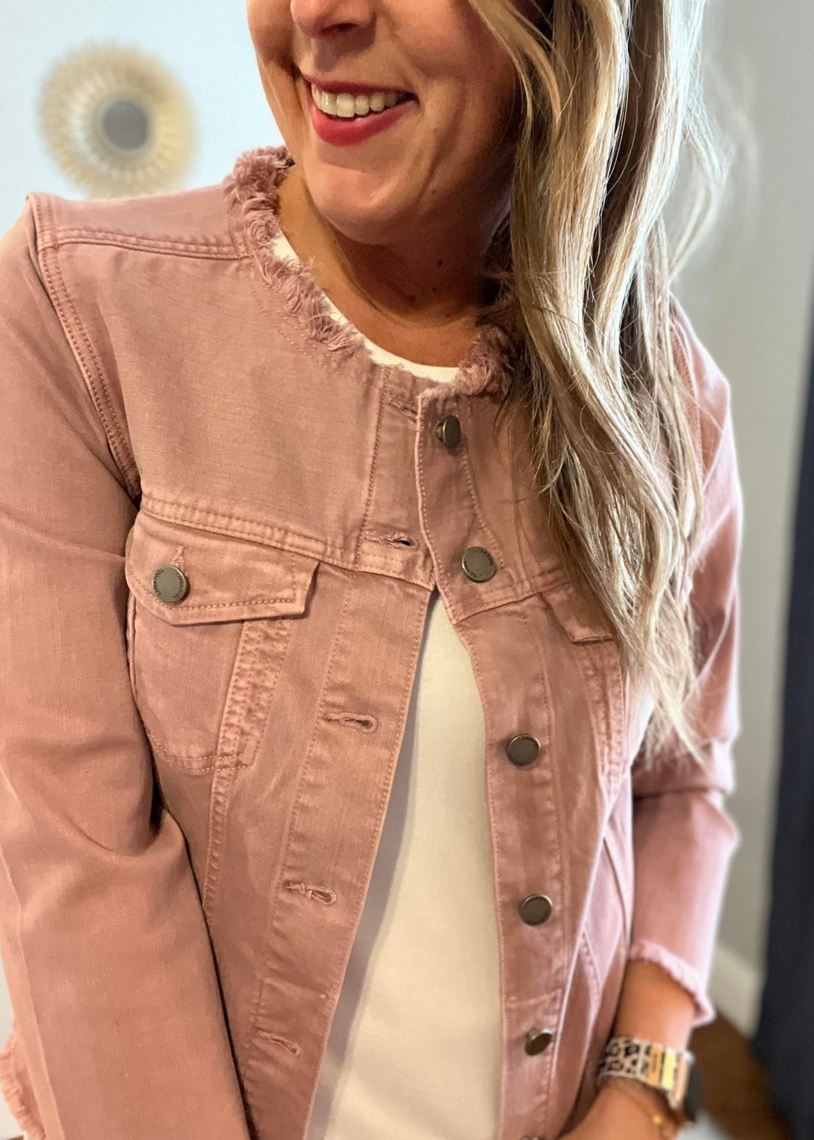 Liverpool Classic jean jacket  Liverpool mauve