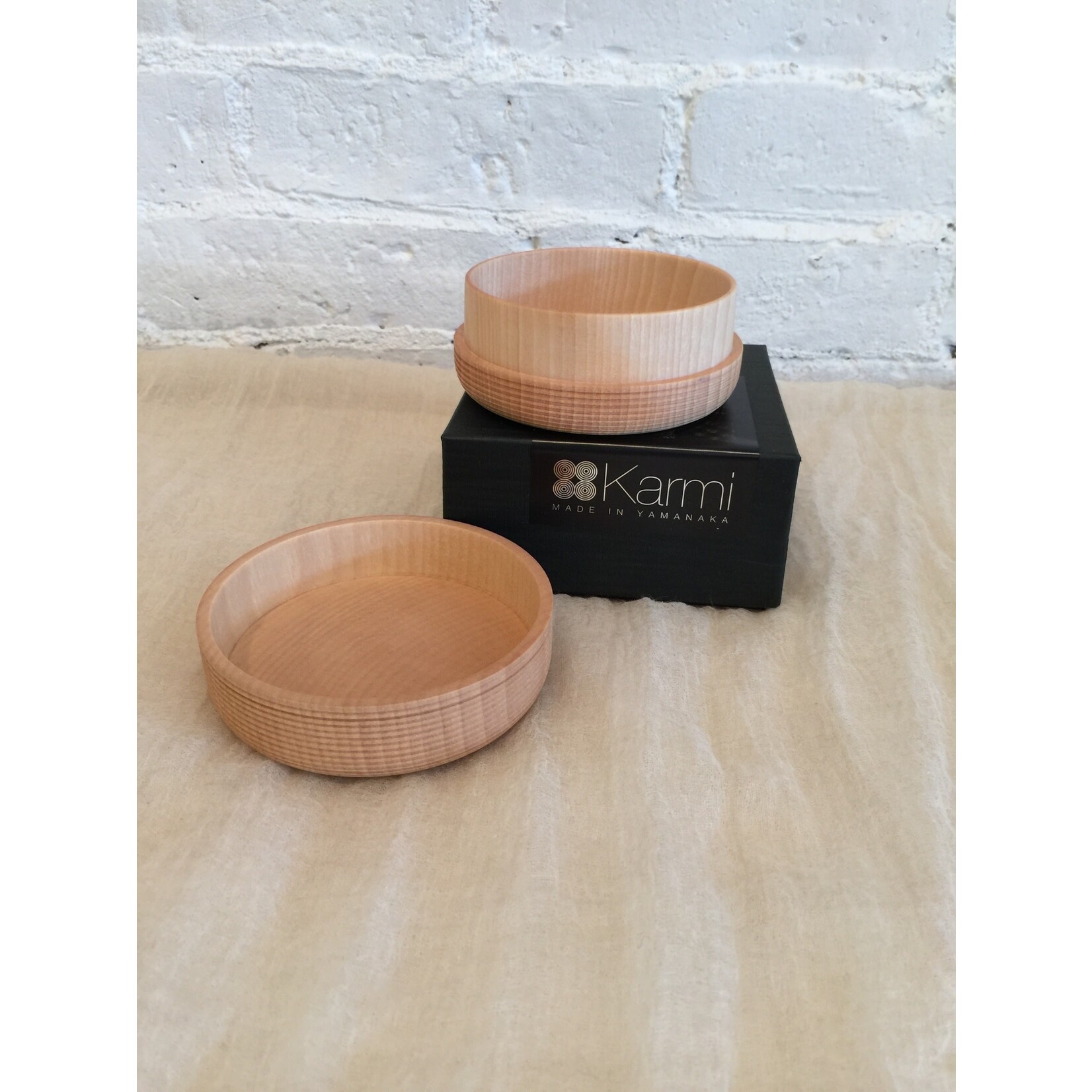 Karmi Natural Wood Tea Canister