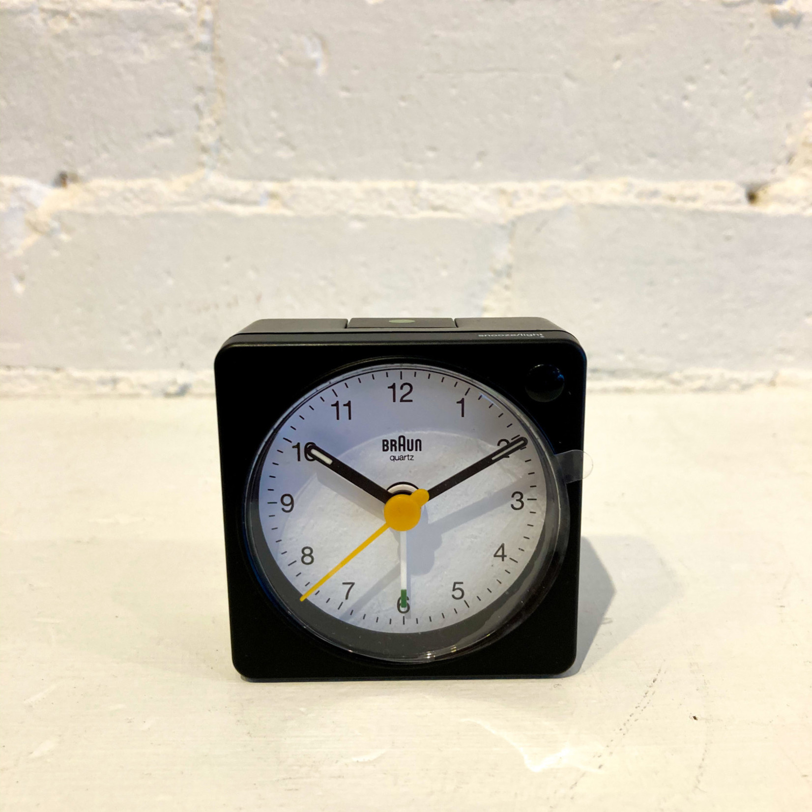 Braun Travel Alarm Clock: Black / BC02XBW