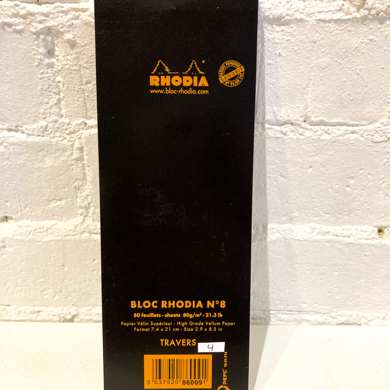 Rhodia Bloc Rhodia #8 Black
