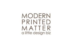 Modern Printed Matter