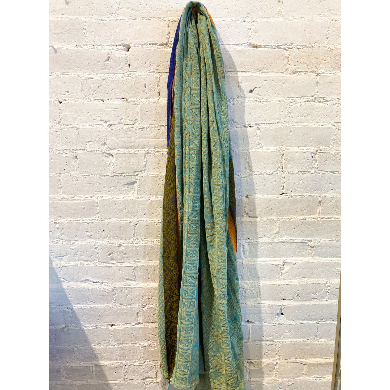 Catherine André Beausoleil Scarf- Turquoise