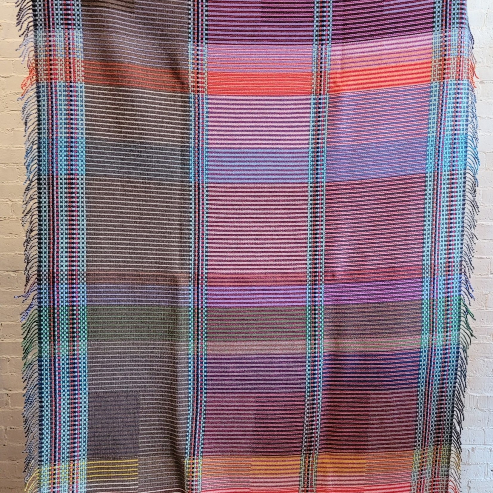 Wallace and Sewell Wallace and Sewell Small ROSALIND Pinstripe Throw