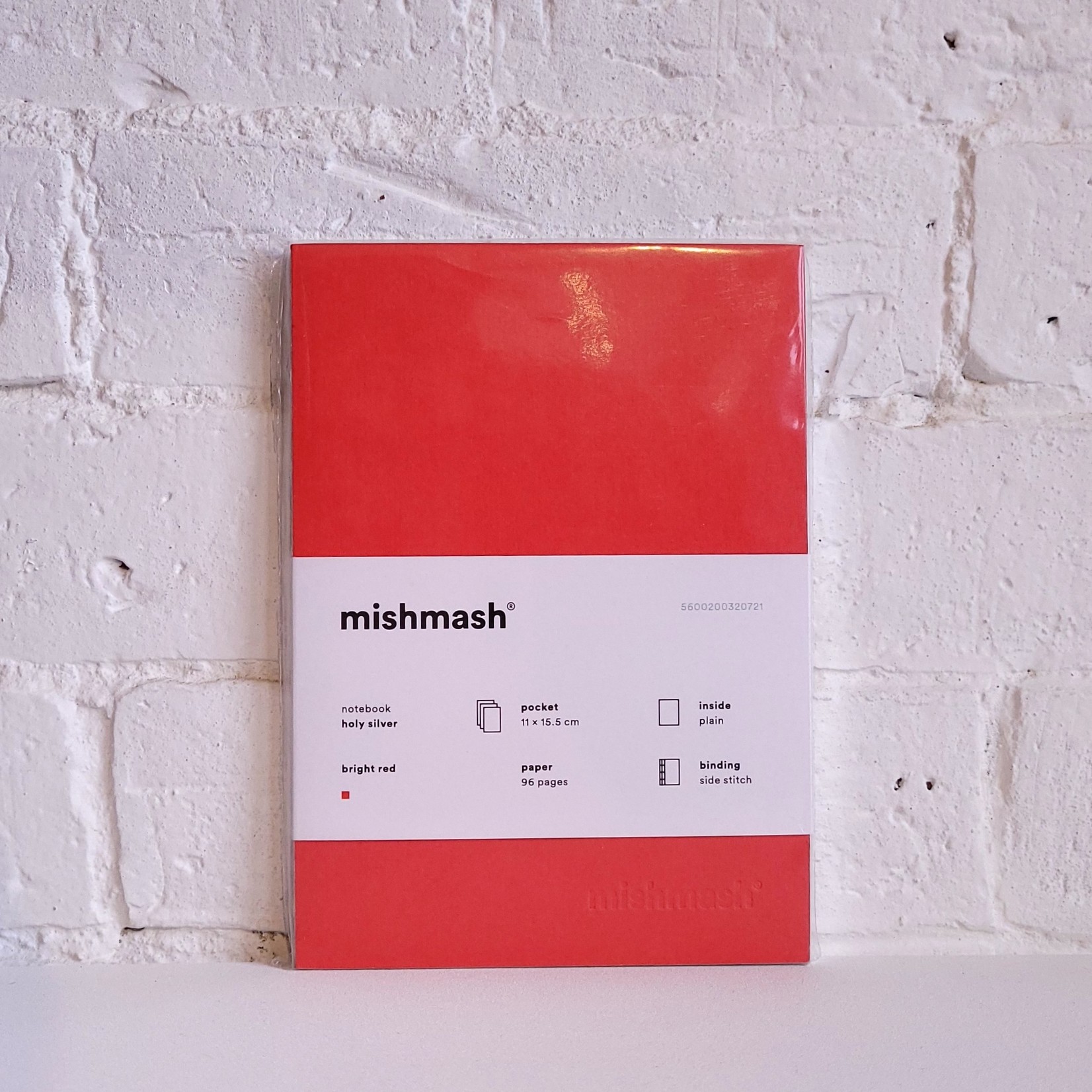 Mishmash Mishmash Holy Silver Pocket Notebook - Red