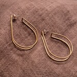 Natalie Joy Natalie Joy: Teardrop Cage Hoops