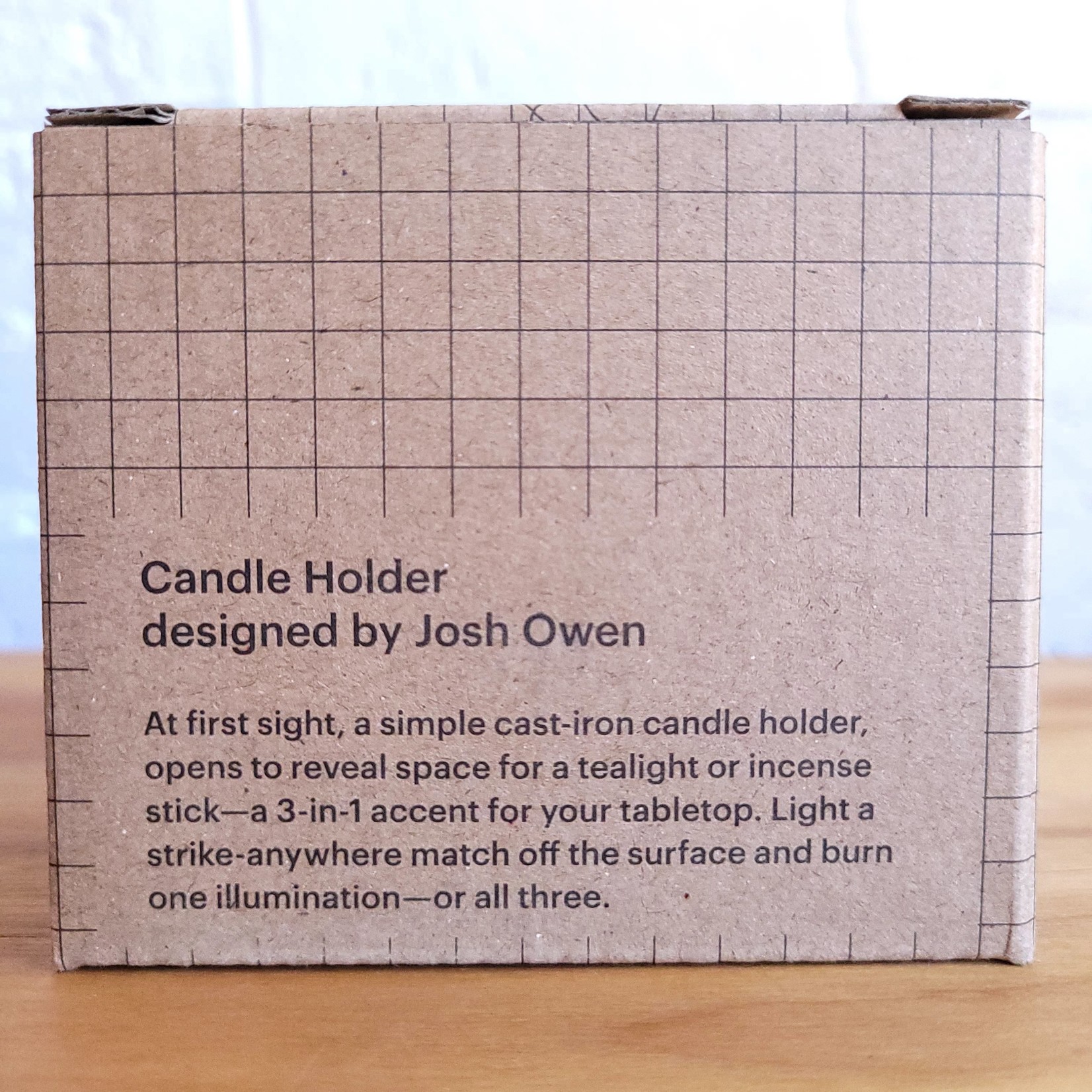 Areaware Cast Iron Candle Holder & Match Striker by Josh Owen, 2 Options on  Food52