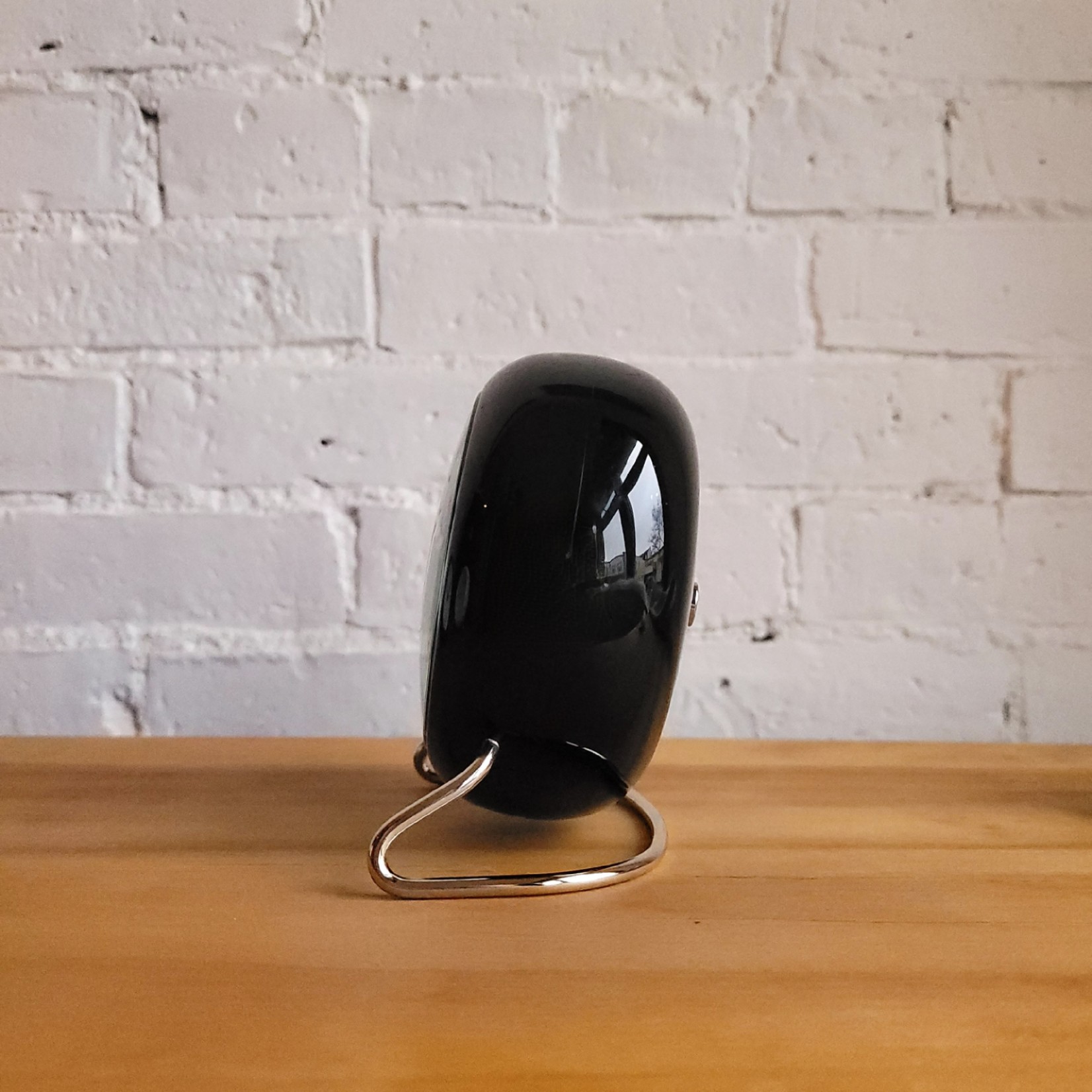 Arne Jacobsen City Hall Table Alarm Clock - black - Black Parrot