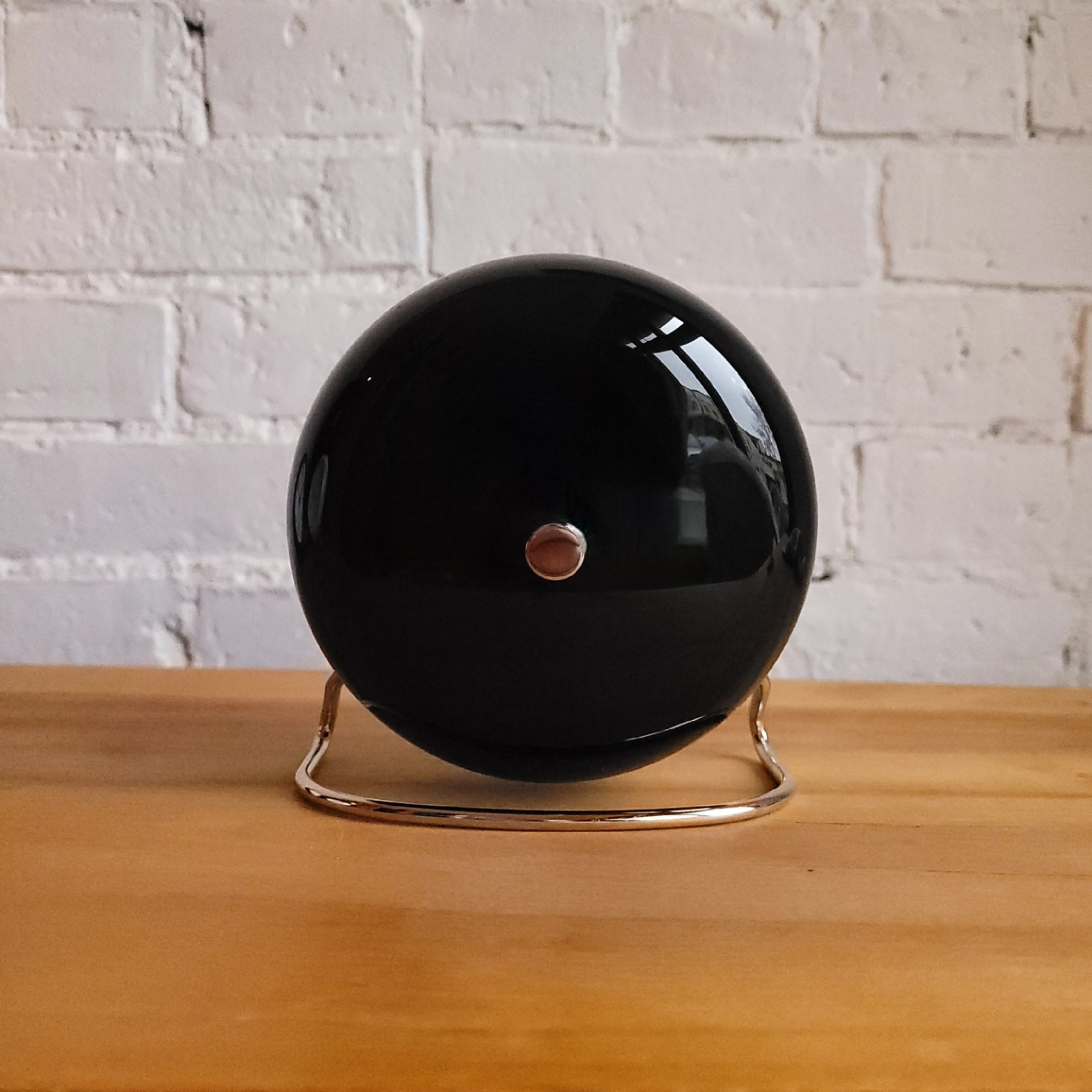 Arne Jacobsen City Hall Table Alarm Clock - black - Black Parrot