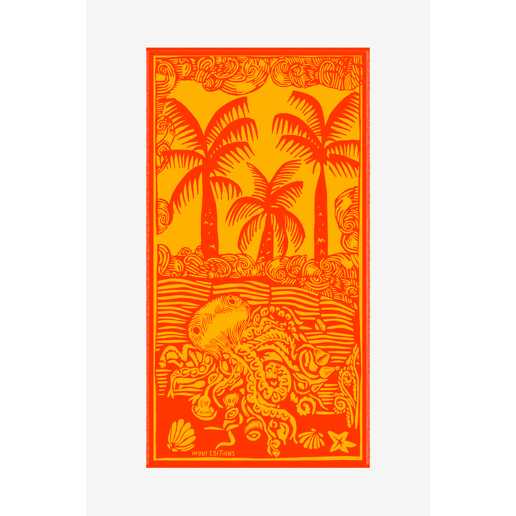 Inoui Editions Inoui Editions: Cotton-Terry Beach Towel