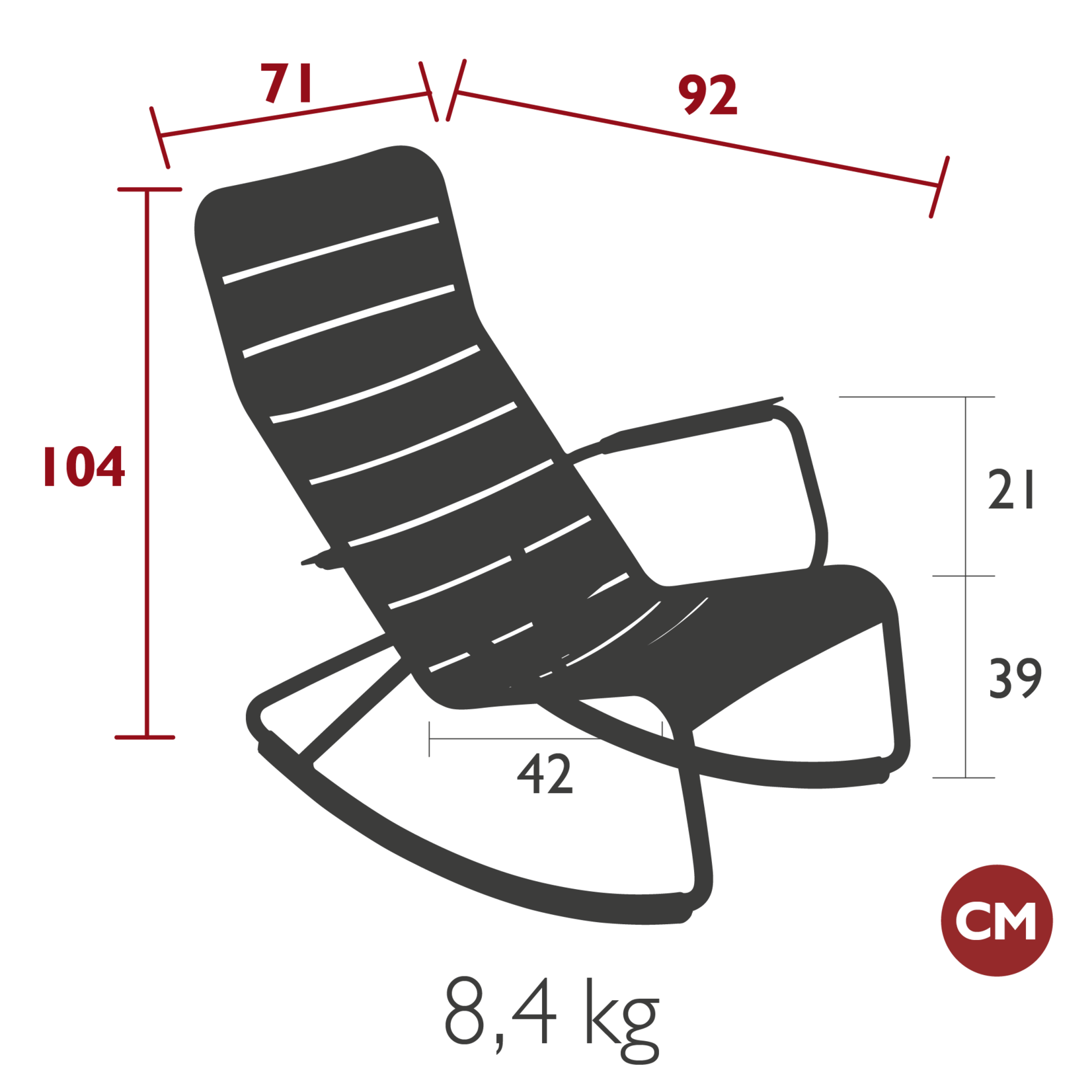 fermob Fermob: Luxembourg Rocking Chair