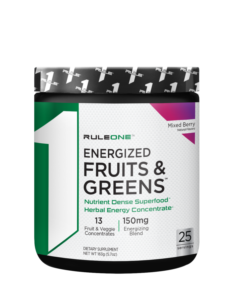 Rule One Proteins Rule One R1 Energized Fruits & Greens - Mixed Berry