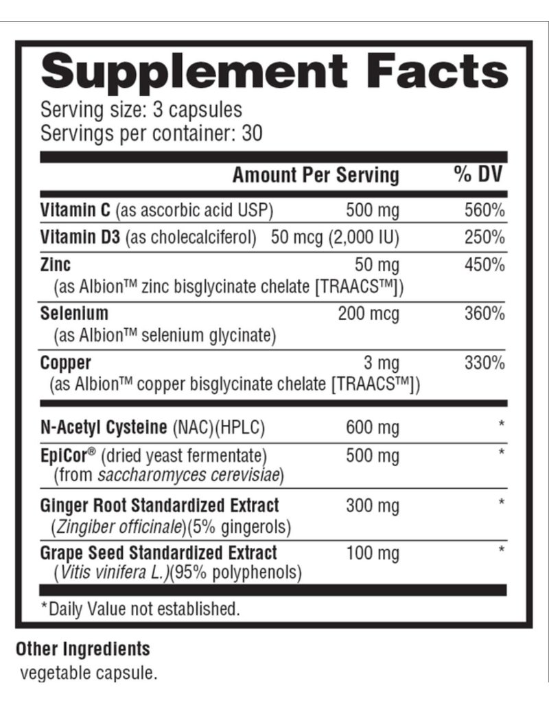 Nutrabio Nutrabio Immune - 90 vegetable caps