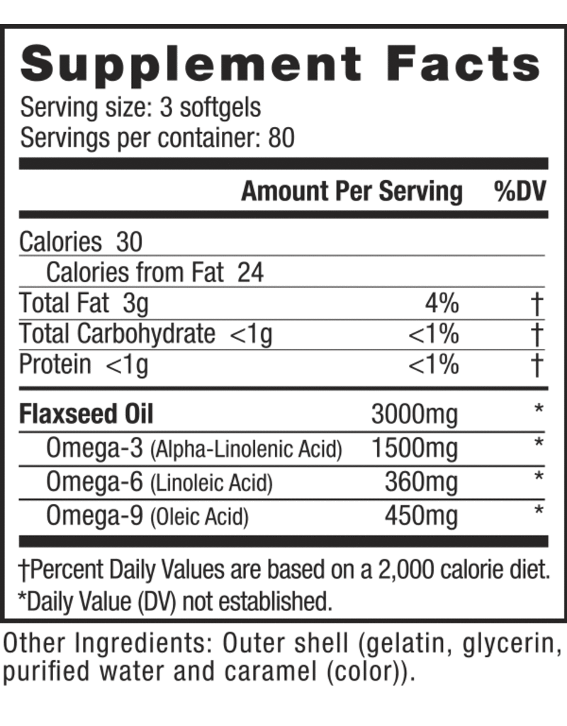 Nutrabio Nutrabio Flaxseed Oil - 240 gels