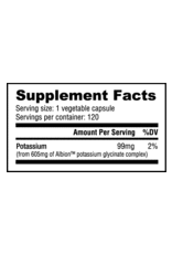 Nutrabio Nutrabio Potassium Complex - 120 caps