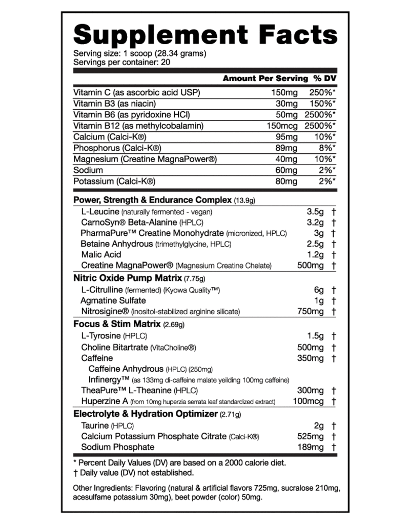 Nutrabio Nutrabio Pre Workout V5