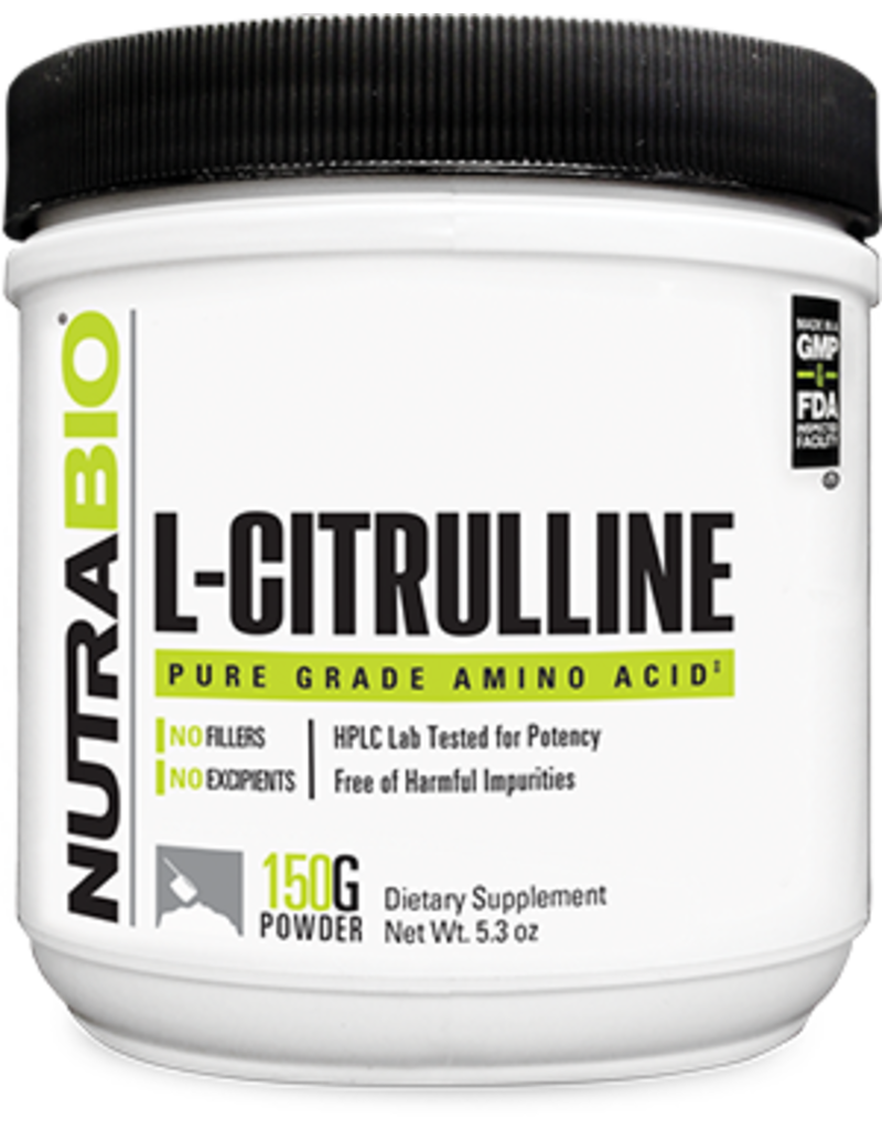 Nutrabio Nutrabio Citrulline Powder - 150 Grams