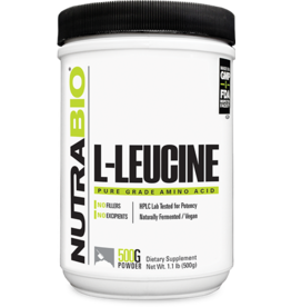 Nutrabio Nutrabio Leucine Powder - 500 Grams