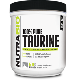 Nutrabio Nutrabio Taurine Powder - 500 Grams