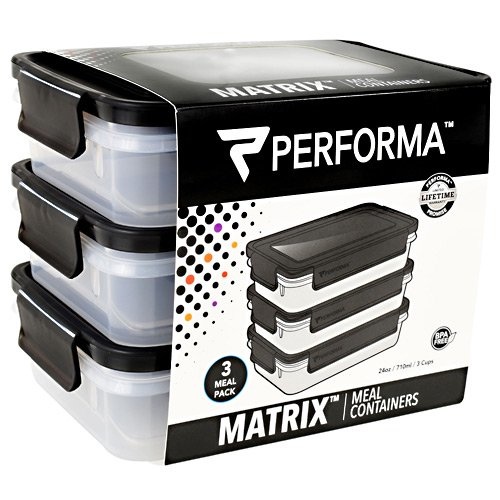 Performa 6 Meal Prep and Fitness Bag - Punisher, Includes six pack of  containers